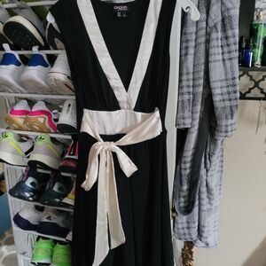 Black and Cream Intimate Dress